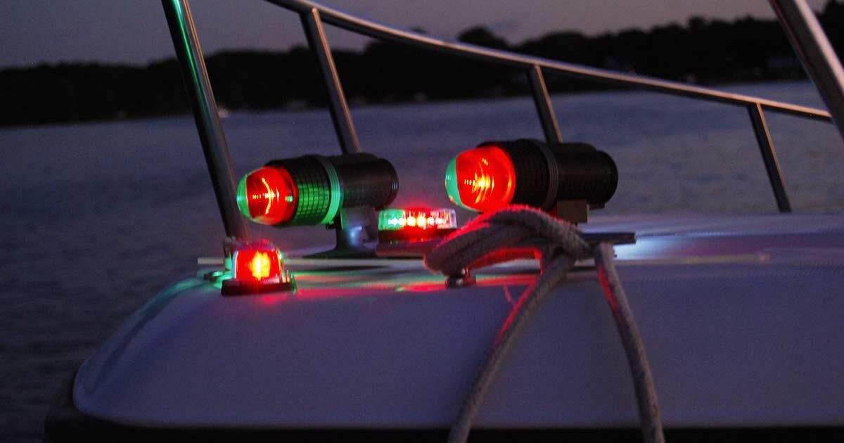What is the improved efficiency with the led anchor lights?