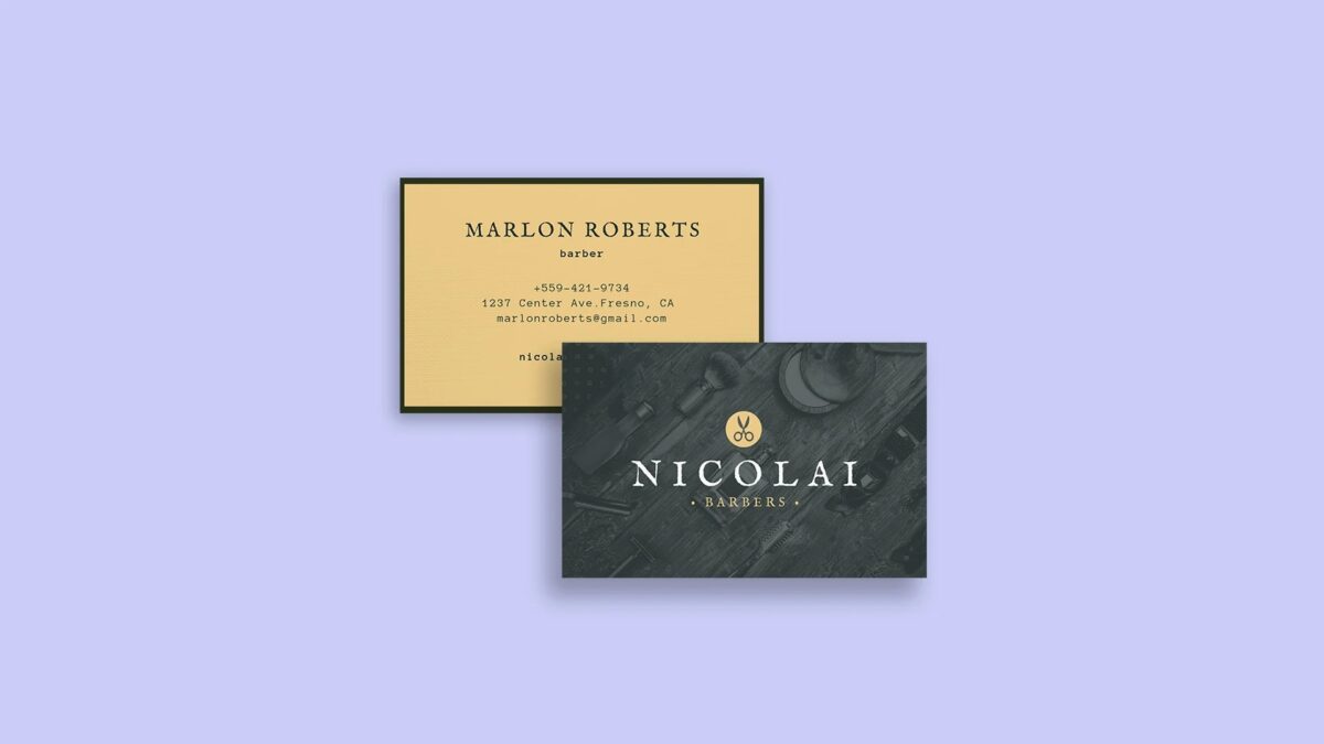 Impacts of picking the right shades of colors for Business Card